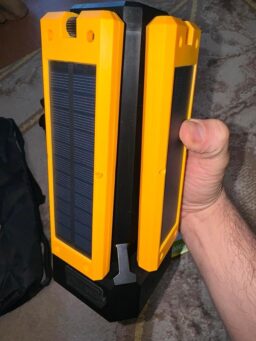 image client 7 Lampe de Chantier Aodoo Projecteur de Solaire À Led avec Trépied