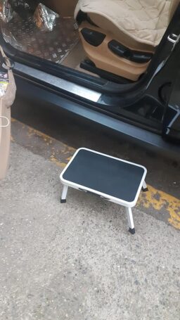 image client 7 Marchepied Pliable SONGMICS GSL01WT