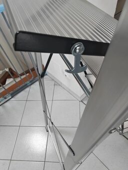 image client 8 Escabeau Pliant KINGRACK 3 Marches avec Main Courante