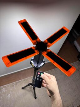 image client 9 Lampe de Chantier Aodoo Projecteur de Solaire À Led avec Trépied