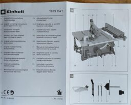 image client 9 Scie Circulaire sur Table Einhell TE TS 254 T