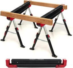 Image du fabricant 1 du GYMAX Tréteaux pliables métalliques