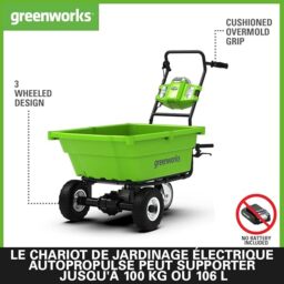Image du fabricant 2 du Chariot Greenworks G40GC électrique