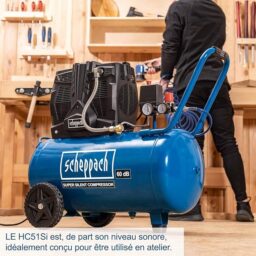 Image du fabricant 2 du Compresseur bicylindre Scheppach Super Silencieux