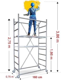 Image du fabricant 2 du Echafaudage à roues 3,86 m