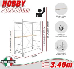 Image du fabricant 2 du Échafaudage acier Hobby 3,40 m