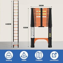 Image du fabricant 2 du Échelle télescopique 4,4m antidérapante