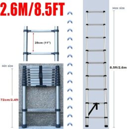 Image du fabricant 2 du Échelle télescopique acier pliable