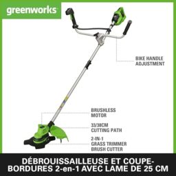 Image du fabricant 2 du Greenworks Coupe-bordure 2x24V