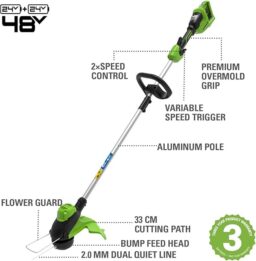 Image du fabricant 2 du Greenworks débroussailleuse 24V sans fil