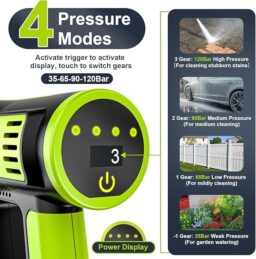 Image du fabricant 2 du Highsam Nettoyeur haute pression sans fil