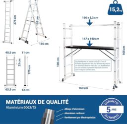 Image du fabricant 2 du HOSTROM Echafaudage Roulant Multifonction