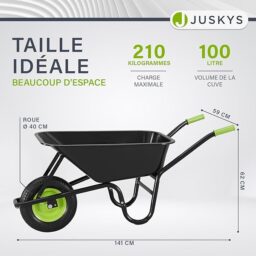Image du fabricant 2 du Juskys brouette Garden métal