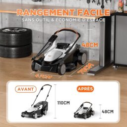 Image du fabricant 2 du Litheli Tondeuse à Gazon sans Fil