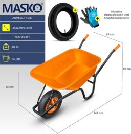 Image du fabricant 2 du MASKO brouette chantier 100L