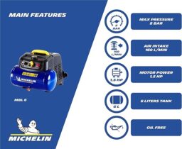 Image du fabricant 2 du Michelin MBL6 compresseur portable