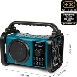 Image du fabricant 2 du Radio chantier MEDION E66877 bleu