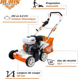 Image du fabricant 2 du RURIS Scarificateur Thermique Gazon