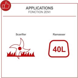 Image du fabricant 2 du Scarificateur thermique Scheppach SC55P