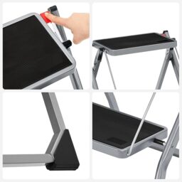 Image du fabricant 2 du SONGMICS Escabeau pliable 2 marches