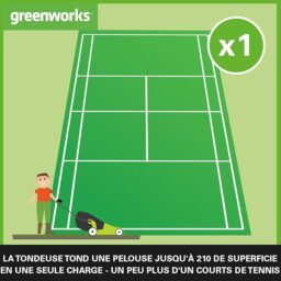 Image du fabricant 2 du Tondeuse Greenworks 48V sans fil