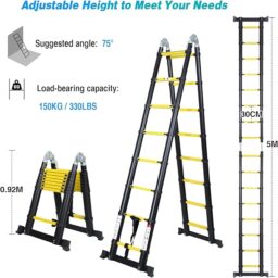Image du fabricant 2 du Tubiaz Escabeau Télescopique Pliable