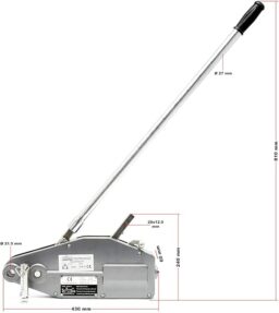 Image du fabricant 2 du Wiltec Treuil à câble 800 kg