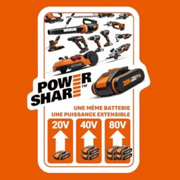 Image du fabricant 2 du WORX Set Sculpte-Haies sans fil