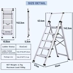 Image du fabricant 2 du XinSunho Escabeau 5 Marches