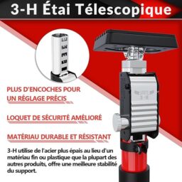 Image du fabricant 3 du 3-H Etai Telescopique Rouge