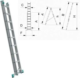 Image du fabricant 3 du ALVE Échelle transformable métal