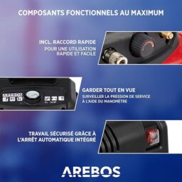 Image du fabricant 3 du Arebos compresseur d'air 6L 1200W