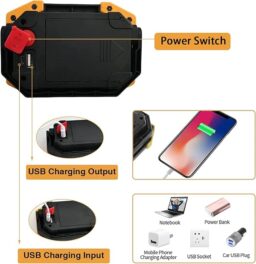 Image du fabricant 3 du Bizcasa Projecteur LED 30W rechargeable