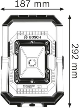 Image du fabricant 3 du Bosch GLI 18V-1900 projecteur LED