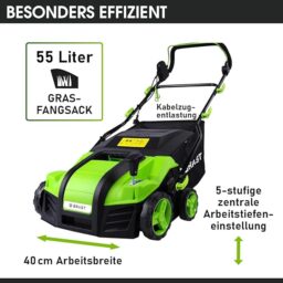 Image du fabricant 3 du BRAST scarificateur électrique 1800W