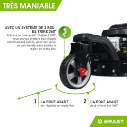 Image du fabricant 3 du BRAST tondeuse thermique 3 roues TRIKE