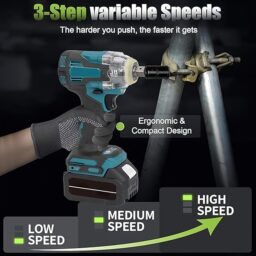 Image du fabricant 3 du Clé à Chocs Sans Fil 21V