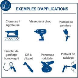 Image du fabricant 3 du Compresseur bicylindre Scheppach Super Silencieux