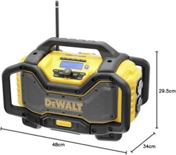 Image du fabricant 3 du DeWalt DCR027 radio jaune noir