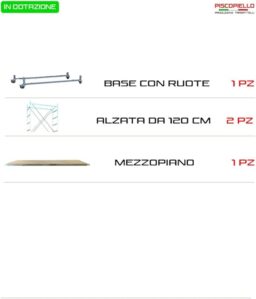 Image du fabricant 3 du Echafaudage à roues 3,86 m