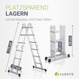 Image du fabricant 3 du Échelle Multifonctions Juskys pliante