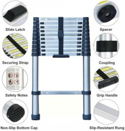 Image du fabricant 3 du Échelle télescopique acier pliable