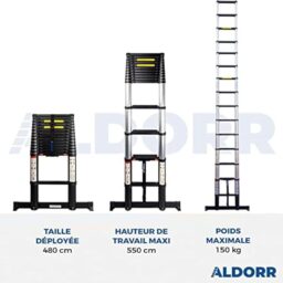 Image du fabricant 3 du Echelle télescopique ALDORR 4,80M