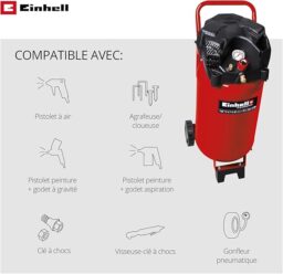 Image du fabricant 3 du Einhell Compresseur Vertical TH-AC