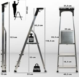 Image du fabricant 3 du Escabeau pliant KADAX aluminium
