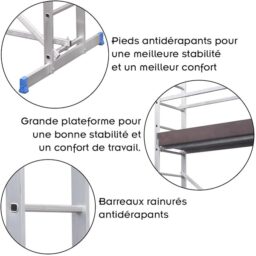 Image du fabricant 3 du ETRA échafaudage aluminium 5m