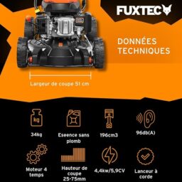 Image du fabricant 3 du Fuxtec Tondeuse Mulching 51cm