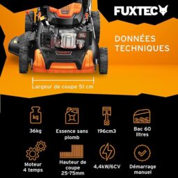 Image du fabricant 3 du FUXTEC Tondeuse thermique FX-RM5196PRO
