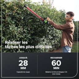 Image du fabricant 3 du Greenworks Taille-haie sans fil