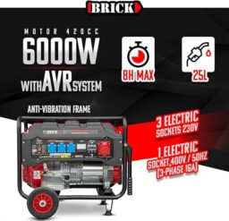 Image du fabricant 3 du Groupe électrogène max 6000W Brick